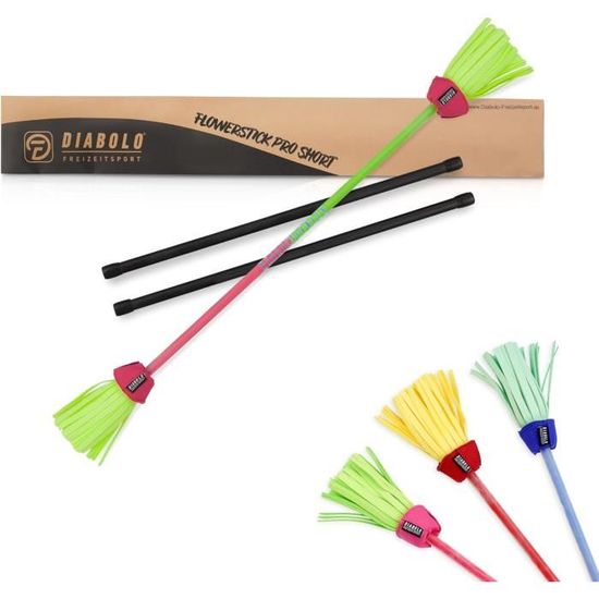 Flowerstick UV Glow - Bâton De Fleurs Réactif Aux UV Avec Baguettes Fibre De Verre, Idéal Débutants, Effet Festival Époustouflant