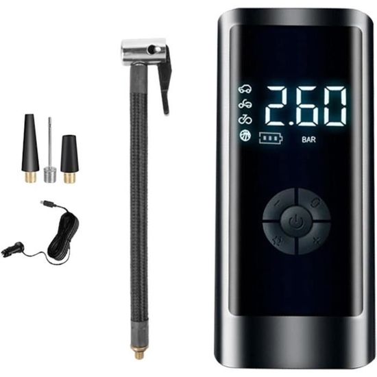 Accessoire Compresseur Air ENDARK Manomètre Digital Pression Pneus - Testeur Et Gonfleur Professionnel Pour Voiture, Moto, Vélo