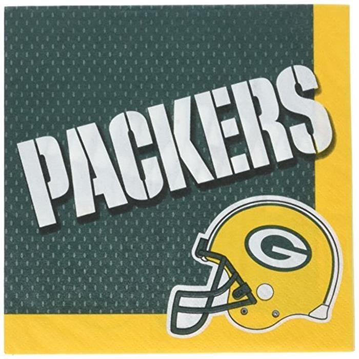 Shaker - Agitateur - Set Cocktail C1GPJ Serviettes déjeuner Green Bay Packers Collection96 Ct.