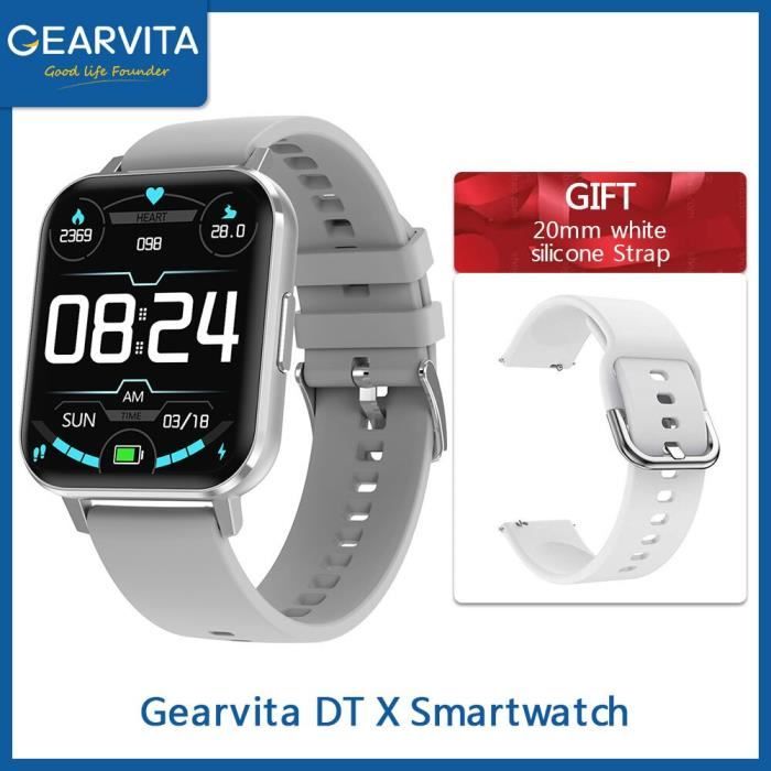 Gearvita DTX Smartwatch DT X 1.78 pouces IP68 étanche ECG fréquence cardiaque 420*485 moniteur de sommeil pression a - Grey - WL1614