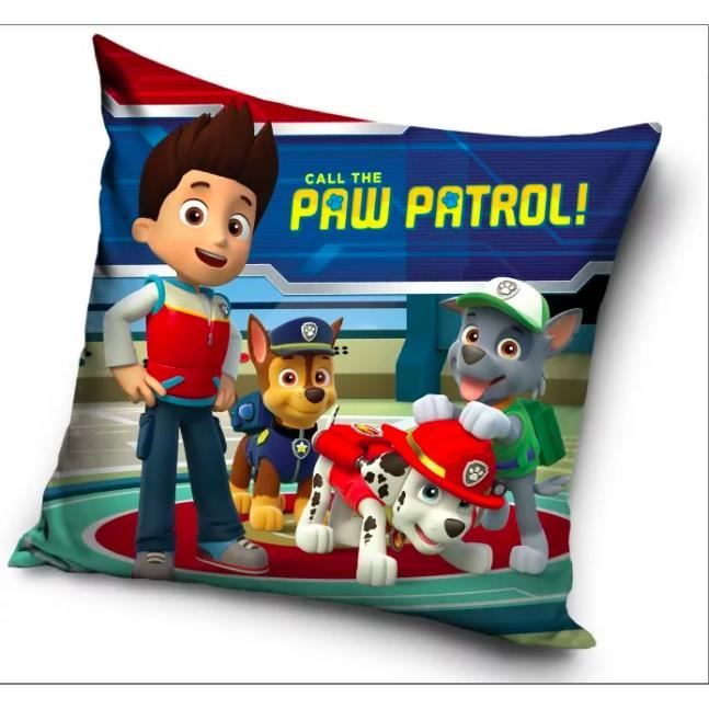 Paw Patrol Pillowcase 40 x 40 cm, housse de coussin pat patrouille enfants