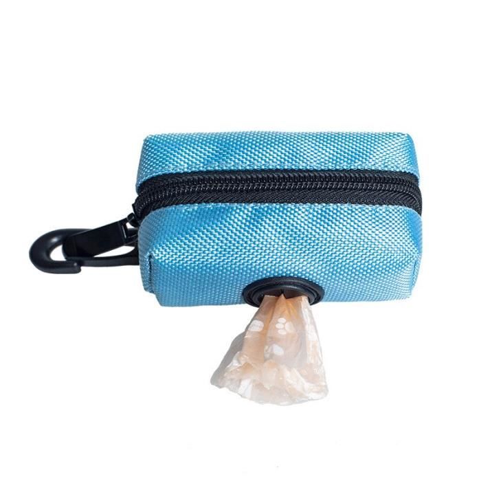 Sac de proprete excrements,Sacs de merde de chien portable chiot sac de déchets Pooper Scooper pour chiens en plein air - Type blue