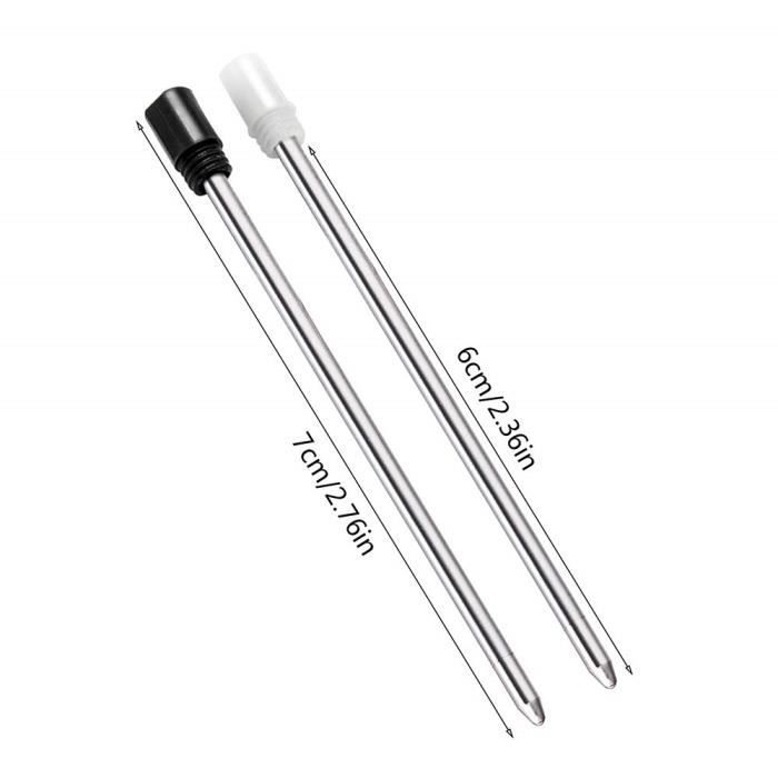 Recharges pour stylos à bille Woclhj recharge pour stylo Cristal de Swarovski Element et Tech Tool Stylo à bille ou autres stylos