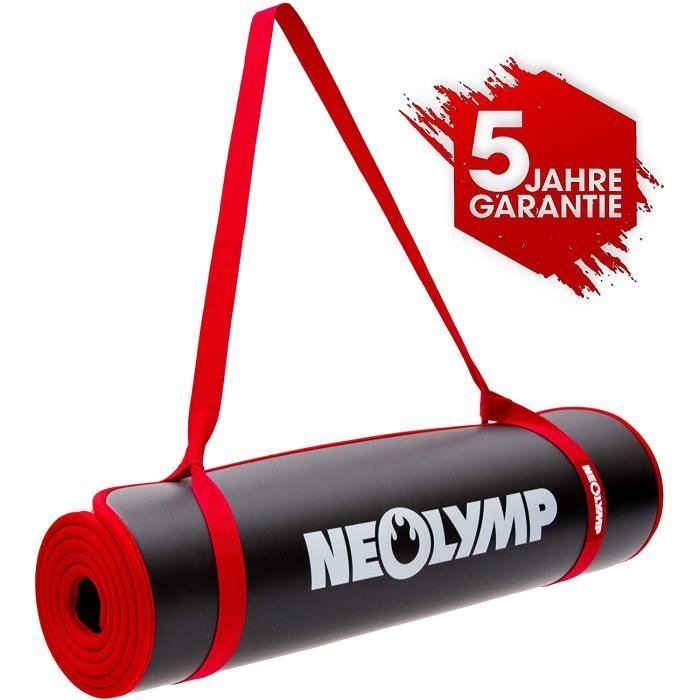 NEOLYMP Premium Tapis DE Fitness/Tapis DE Sport pour Le Sport Professionnel + 5 Ans DE Garantie, Tapis DE Gymnastique, Tapis DE Yoga