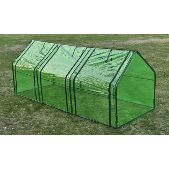 💟7238Haute qualité- Serre de Jardin avec 3 portes Serre à tomates SERRE DE JARDINAGE Balcon Terrasse - Tunnel serre de jardin