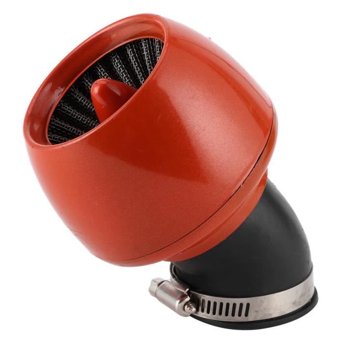 Drfeify Filtre à air universel Filtre d'admission de moto filtre à air réutilisable lavable universel pour tuyau de diamètre