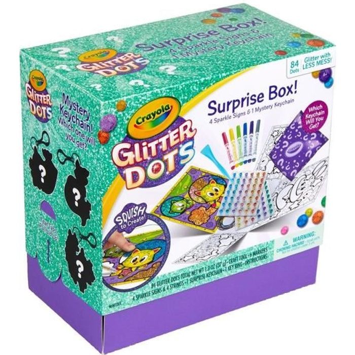 CRAYOLA Glitter Dots Suprise Box