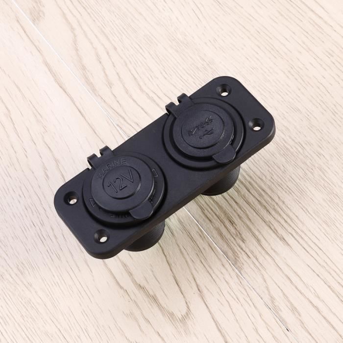 Dual USB prise DC 12V voiture allume-cigare Splitter allume cigare - prise allume-cigare confort conducteur passager
