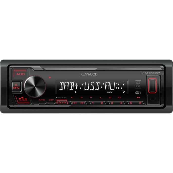 KENWOOD Autoradio KMM-DAB307 - USB - DAB+