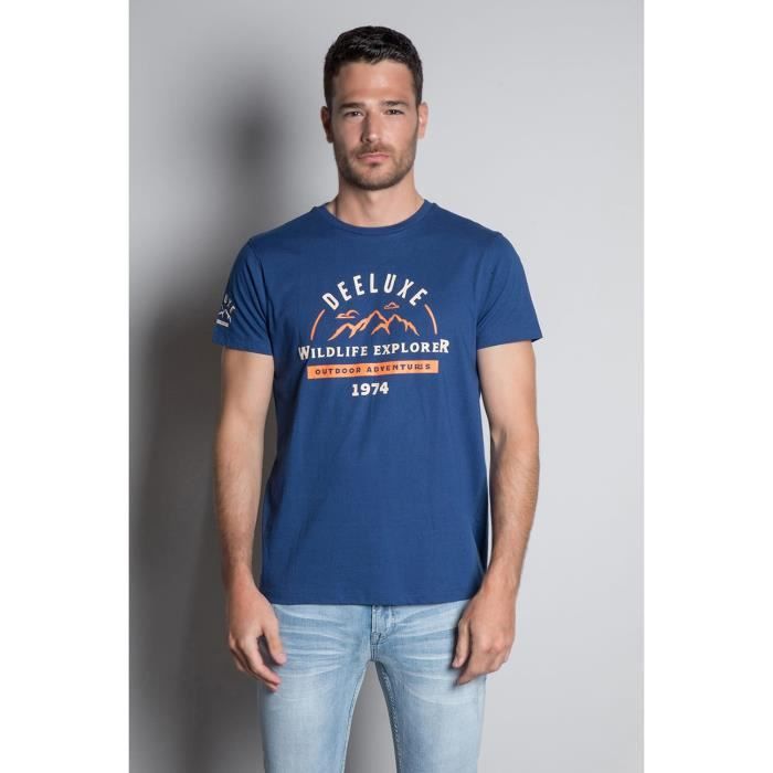 DEELUXE T-shirt logoté TIGNES Blue
