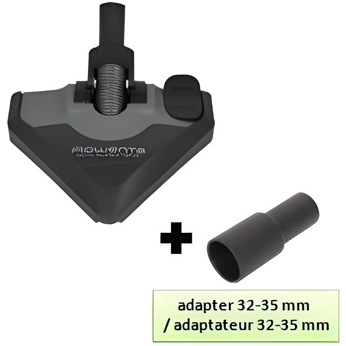 BROSSE TETE DELTA SILENCE FORCE Ø 32-35 MM POUR ASPIRATEUR ROWENTA - BVMPIECES