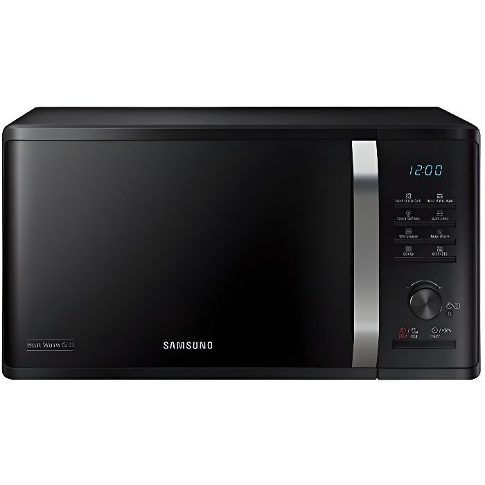 Samsung MG23K3575CK - ELECTROMENAGER - MICRO-ONDES - micro-ondes avec grill plan de travail 23L 800W Noir Four à micro-ondes