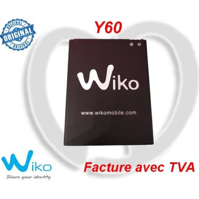Batterie Interne WIKO Y60 Neuve et 100% Original-TactilEst