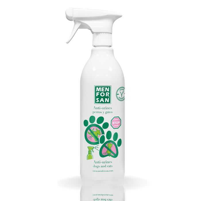 Comparer les prix de Menforsan Anti-Piss Chiens et Chats 750ml, Produit educateur, Empeche l'urine Indesirable, Non-Toxique, Ne Tache Pas