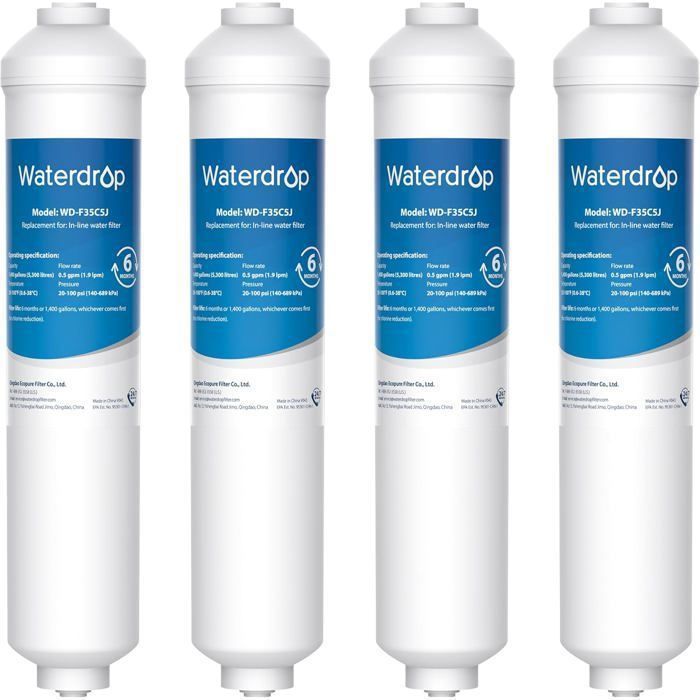 Filtre à eau Waterdrop DA29-10105J remplacement pour Samsung (lot 4)