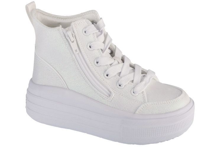Skechers Baskets - SKECHERS - Hyperlift - Blanc - Textile - Lacets