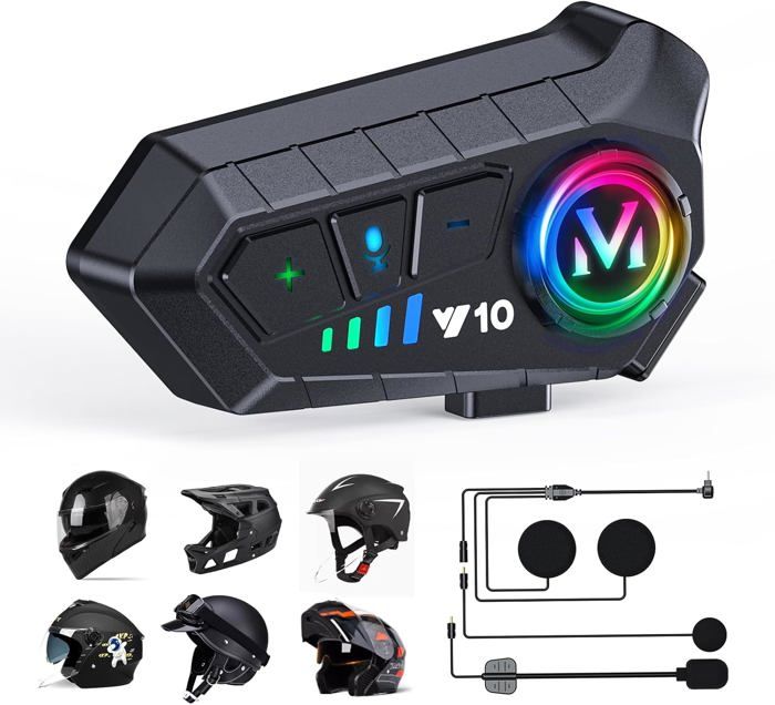 intercom moto Casque Moto Casque de Moto Bluetooth Casque de