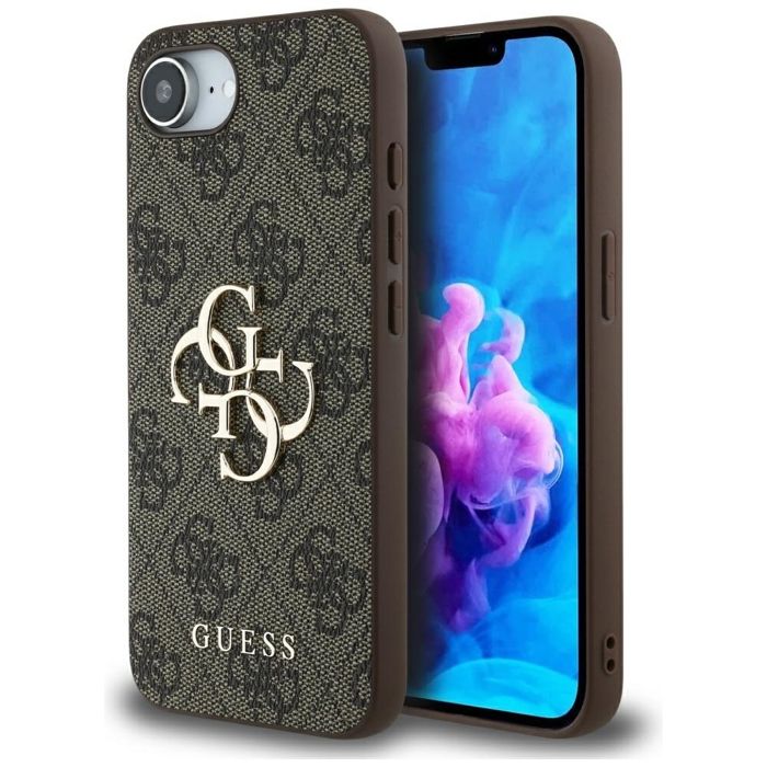 Guess Étui 4G Big Logo pour iPhone 16e Noir - vue 4