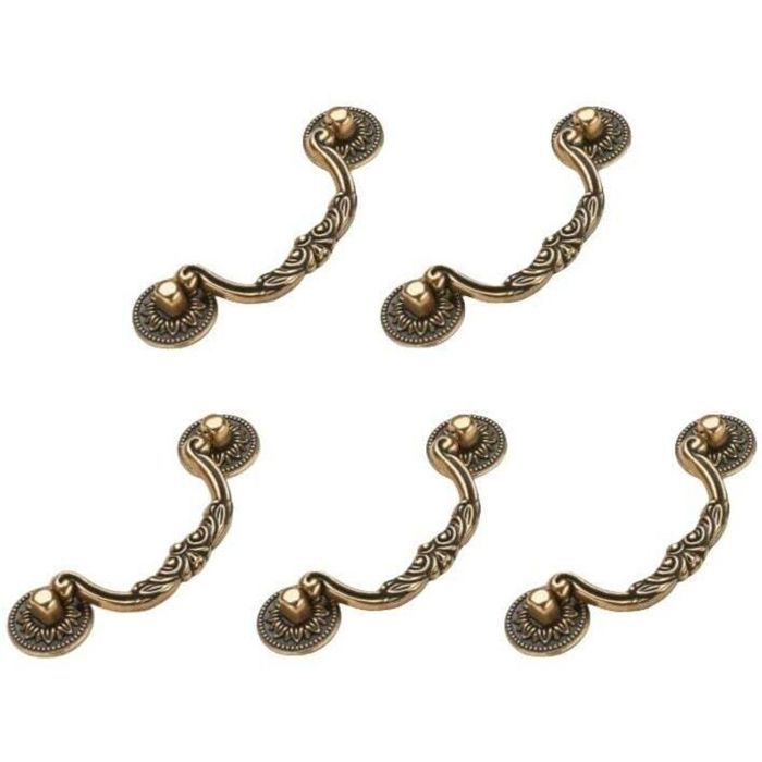 Poignée Vintage En Bronze – Bouton De Porte Ou Meuble, Style Ancien, Mgoodoo