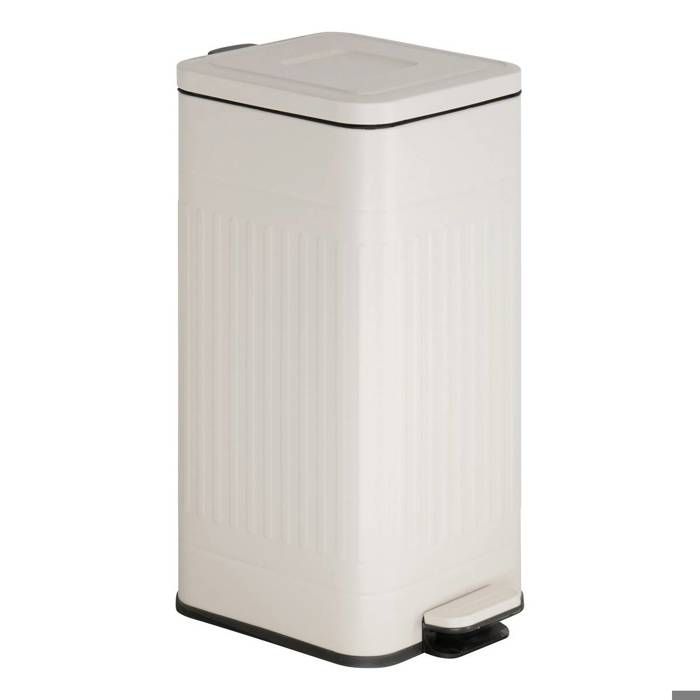 5FIVE SIMPLY SMART Poubelle Nova Avec Pedale 30l Beige 35x27x58 Cm - 5five
