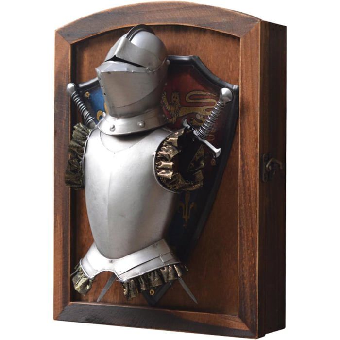Coffre à clés rétro armoire à clés décorative pour la maison armoire à clés en fer forgé coffre à clés mural en bois boîte de r