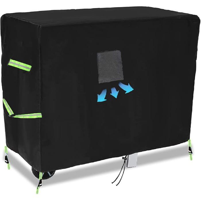 Housse De Protection Chariot PnchaL 100 x l 60 x h 90 cmCouverture de Protecion BarbecueBâche Imperméable en Polyester avec