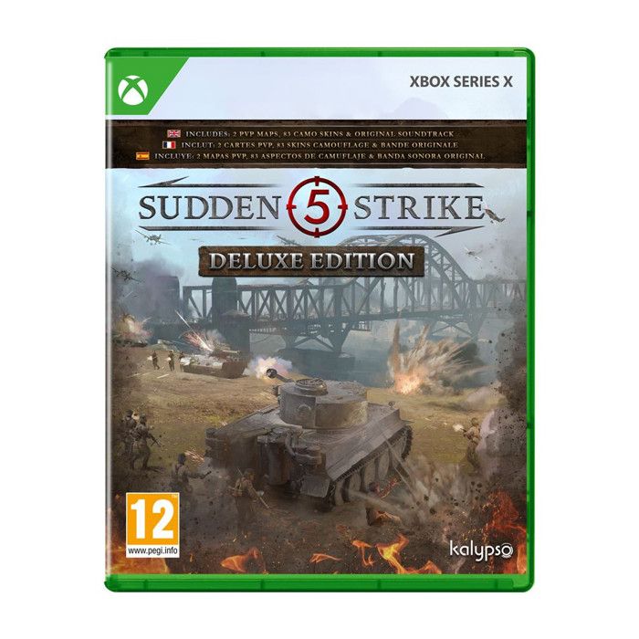 Jeu de stratégie RTS Sudden Strike 5 Deluxe Edition KALYPSO Xbox Series X