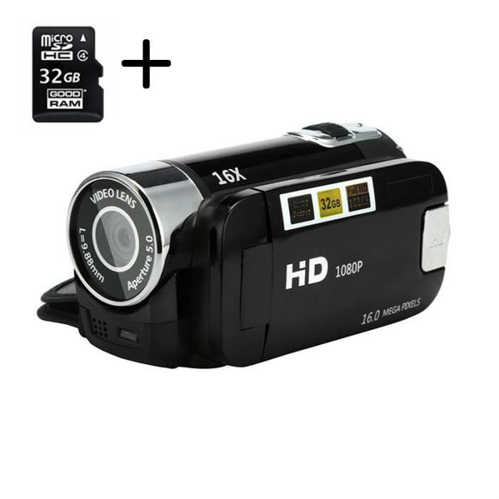 Blanc Avec Carte SD De 32 Go-Appareil Photo Numérique Anti-tremblement 18MP, 2023, écran TFT 2,7