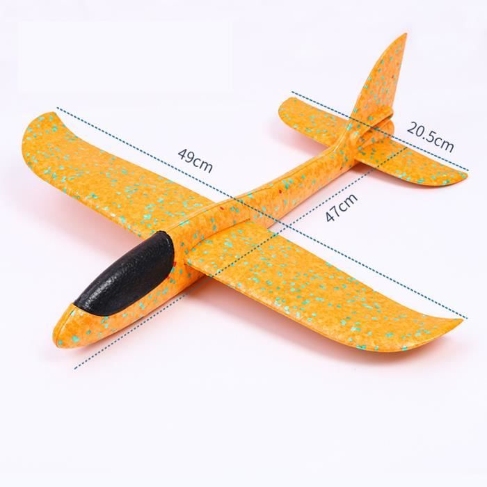 XiXiRan Avion Planeur, 4 PCS Avion en Mousse, Lancer Avion, Planeur en Mousse, A