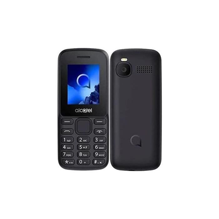 Téléphone mobile Alcatel 1067 Noir - Torche LED, Radio FM RDS, Mains libres, Vibreu