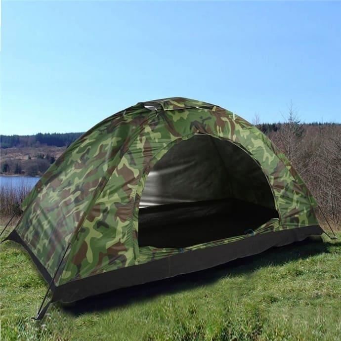 Tente de camouflage portable 2 personnes pour la randonnée de camping