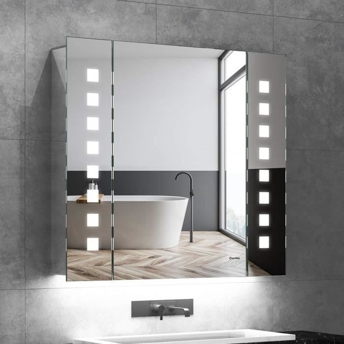 Quavikey Led Miroir Armoire En Aluminium Miroir Armoire De Salle De Bains Avec Eclairage Illumine Miroir Armoire Retro Eclairage Pri Achat Vente Miroir Salle De Bain Soldes Sur Cdiscount Des Quavikey Led Miroir Armoire En Aluminium Miroir Armoire De Salle De Bains Avec Eclairage Illumine Miroir Armoire Retro Eclairage Pri Achat Vente Miroir Salle De Bain Soldes Sur Cdiscount Des