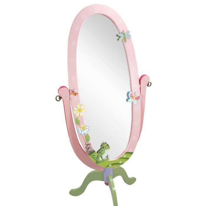 Miroir Sur Pied Inclinable Bois Decoration Interieur Chambre Enfant Bebe Fantasy Fields W 68a Cdiscount Maison