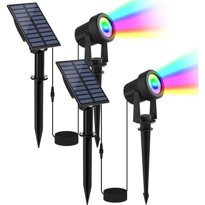 Lot De 1 Lampe Solaire Exterieur Detecteur De Mouvement, 62 Led Spot  Solaire Exterieur 3 Modes Eclairage Exterieur Solaire, [H73]