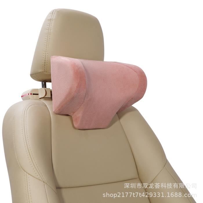 Bubulii Appui-Tête Voiture 360° Rotatif – Oreiller Cervical Confortable Enfants & Adultes (Noir)