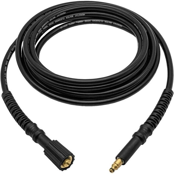 DERASL Tuyau 15m Pour Nettoyeur Haute Pression Nilfisk - Compatible C100, C105, C135 Series