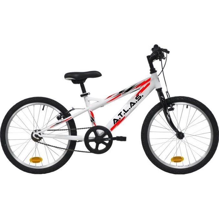 Velo VTT 20 enfant mixte monovitesse avec freins V Brake et jantes en aluminium ICA BIKE Cdiscount Sport