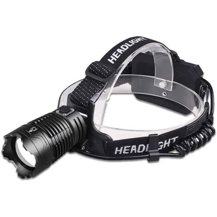 Lampe Frontale Puissante 5 LED De 8000 Lumens Lampe Torche Led 2 18650mah Zoom Item 10276422