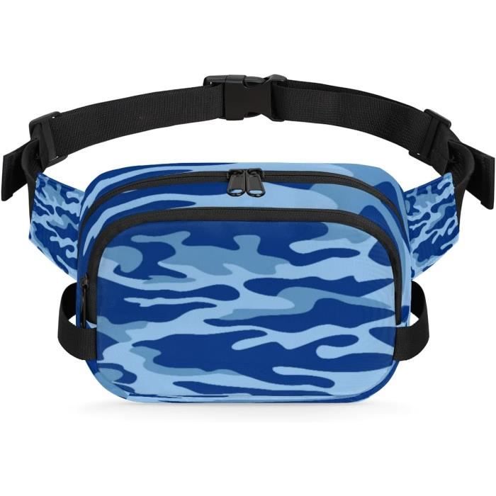 Sac Banane - - Motif Camouflage Abstrait - Sangle R?�glable - Grande Capacit?� - - Cdiscount 