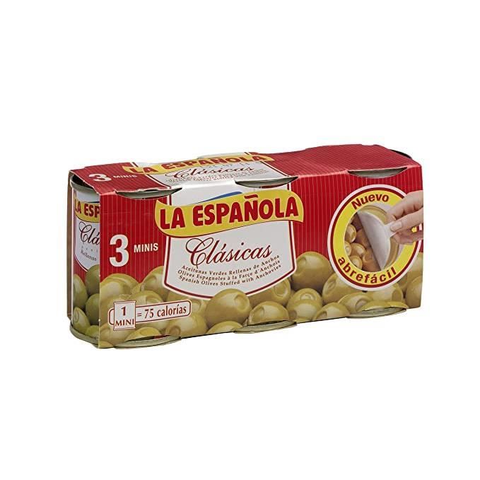Olives aux anchois la española 3x50 gr Cdiscount Au quotidien