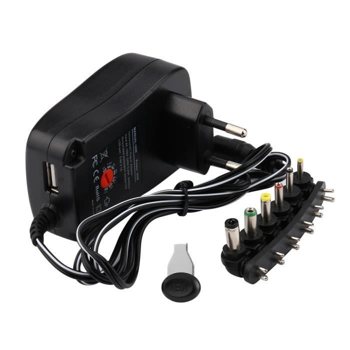 Chargeur Usb, 30W 6 Ports Usb-A, Chargeur Universel Compatible Avec Les