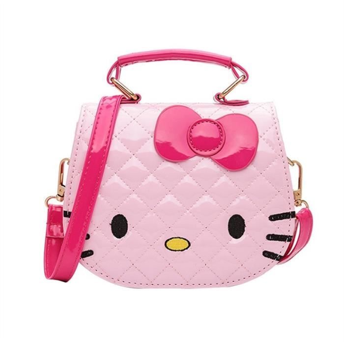 Hello Kitty Chat Enfant Sac Bandouliere Petite Fille Mignon Dessin