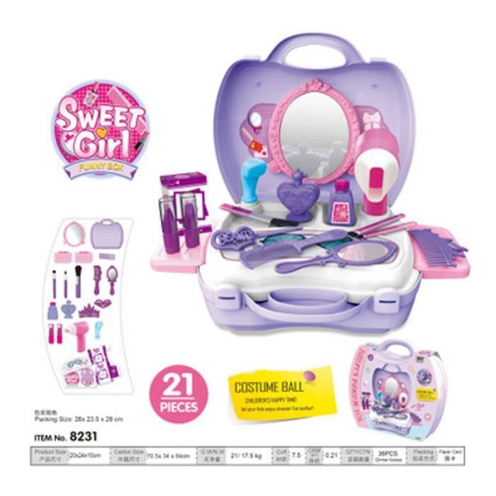 Jouer Au Jeu Gratuit Valise Pour Enfants Makeup Kids Ensemble De Jouets En Plastique Cdiscount Jeux Jouets