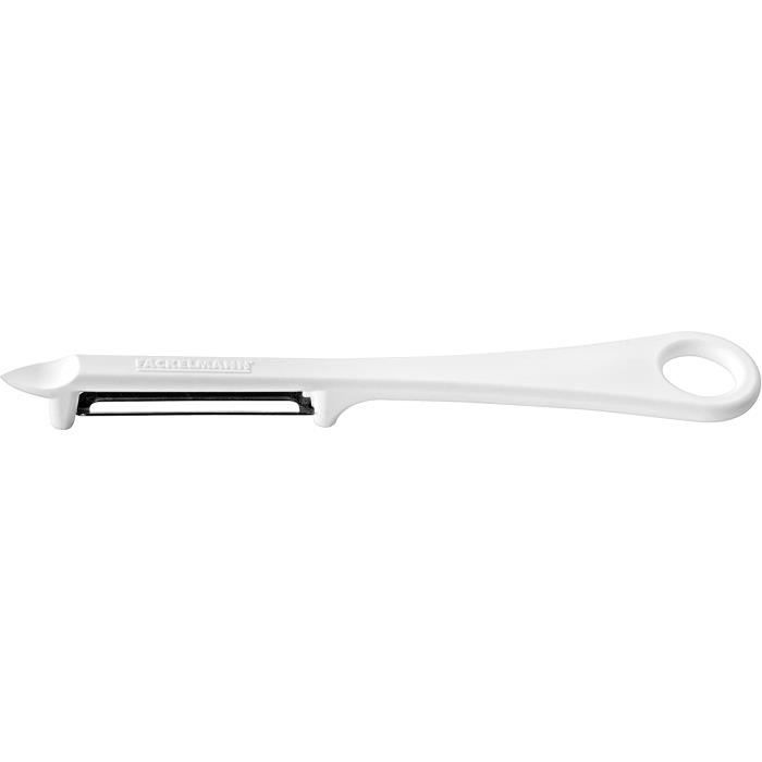 Éplucheur-Légumes Multifonction 3 En 1 Avec Ressort Réglable - Tranche Fine/Épaise, Acier Inox, Pour Fruits Et Légumes