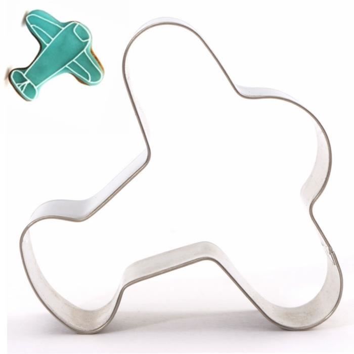 Moule Avion Motif Gateau Emporte Piece Fondant Metal Patisserie Decoupe Pate Cdiscount Maison