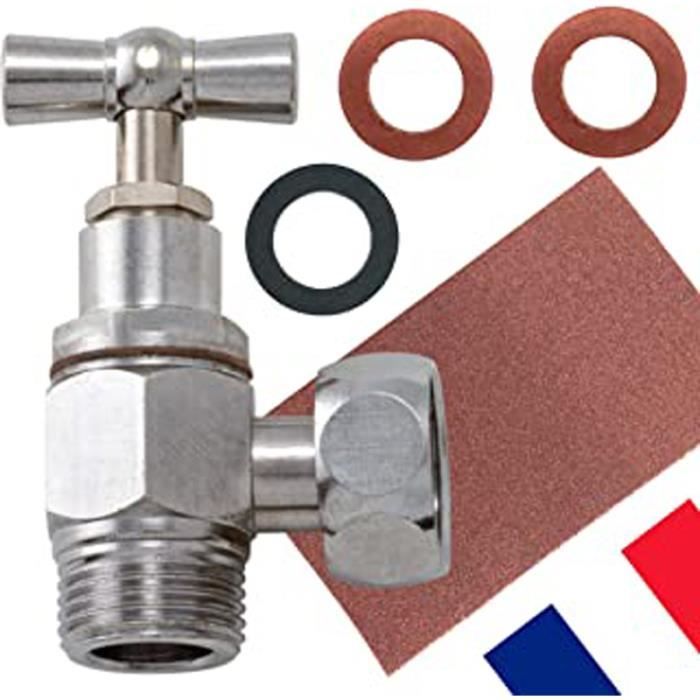 robinet d arret wc robinet 3 8 equerre presse etoupe materiel de plomberie professionnel fourni avec 2 joints fibre 3 8 toile cdiscount bricolage