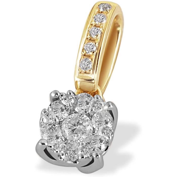 Goldmaid - Pa A5135BI - Collier Femme - Or bicolore 585/1000 (14 carats)  1.1 gr - Diamant - Achat / Vente sautoir et collier Goldmaid Colliers JFSA  Goldma -
