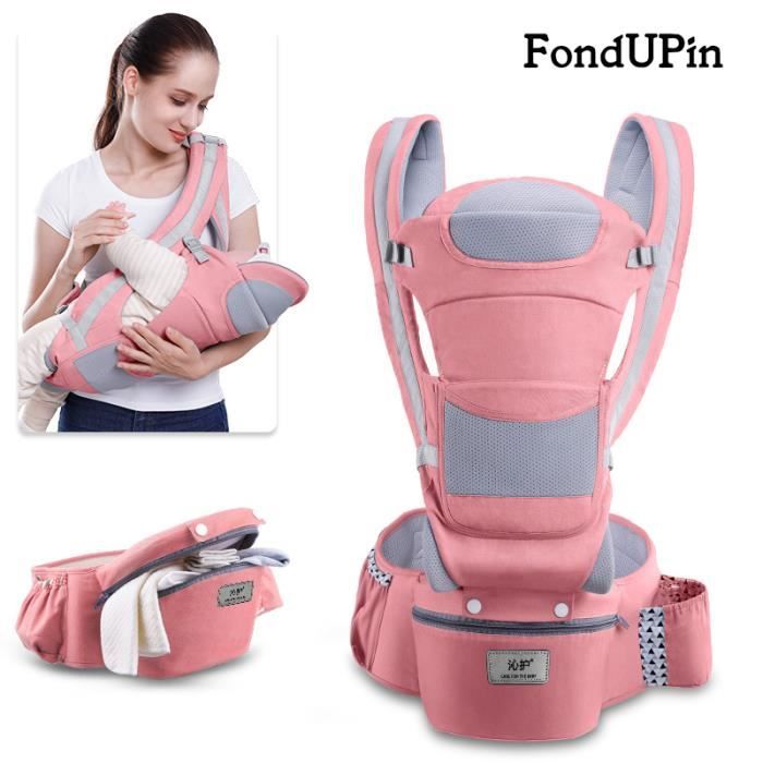 FONDUPIN-Porte bébé 0-48 mois Quatre saisons Porte bébé Multiposition avec  Siège à Hanche Rose Transportant le tabouret de taille de - Cdiscount  Puériculture & Eveil bébé