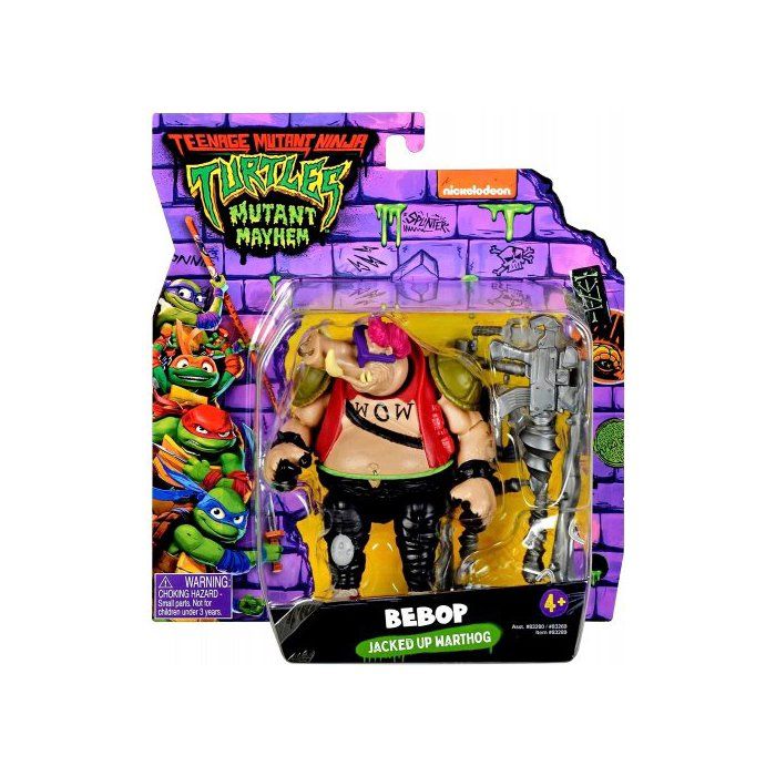 Giochi Preziosi Raphael Tortues Ninja Chaos Mutant, Raphael géant en version figurine articulée de 30 cm, figurine avec armes de combat, pour enfants à partir de 4 ans