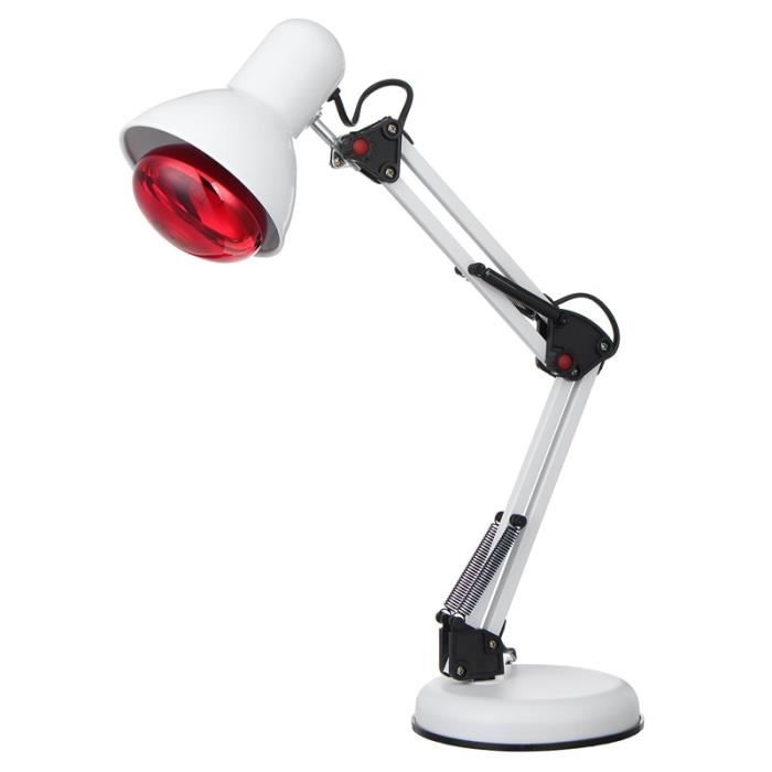Lampe Infrarouge Massage 275W - Double Tête Réglable - Chaleur Pénétrente - Pour Muscles Et Articulations